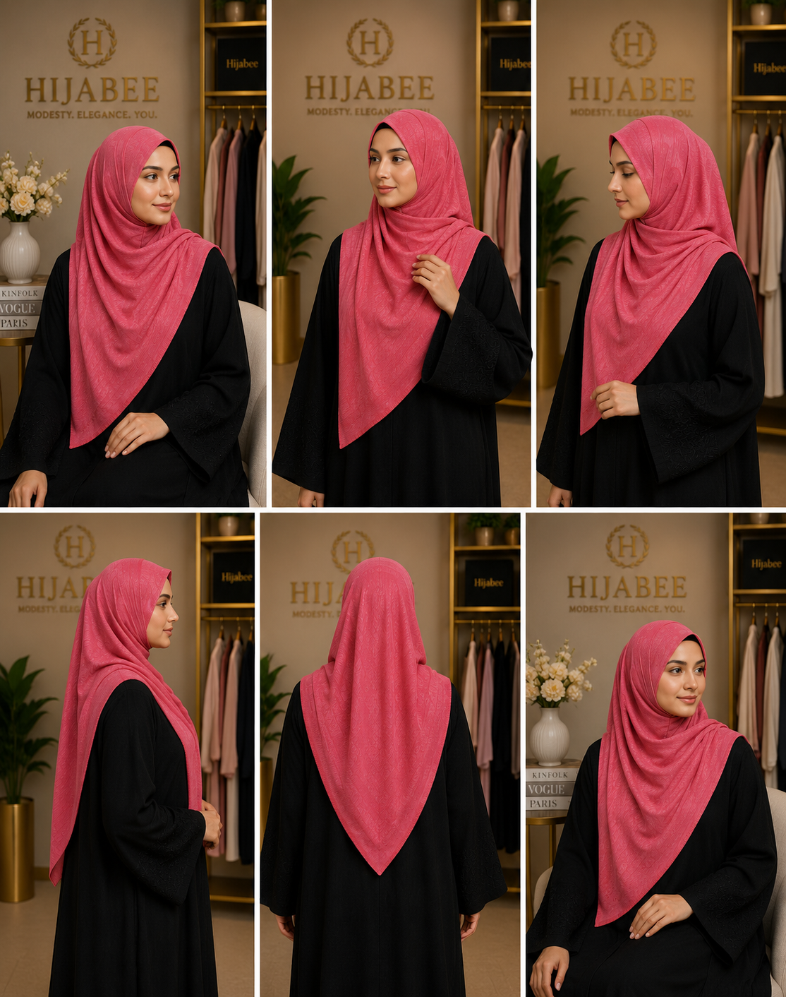 Imported Jersey Hijab – Soft & Stretchable