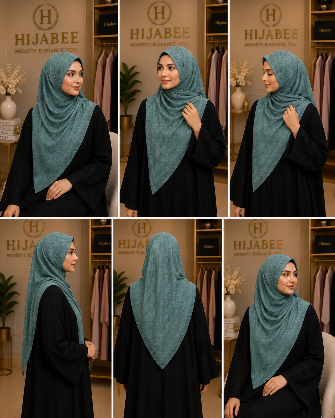 Imported Jersey Hijab – Soft & Stretchable