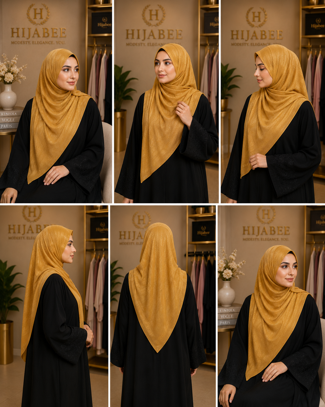Imported Jersey Hijab – Soft & Stretchable