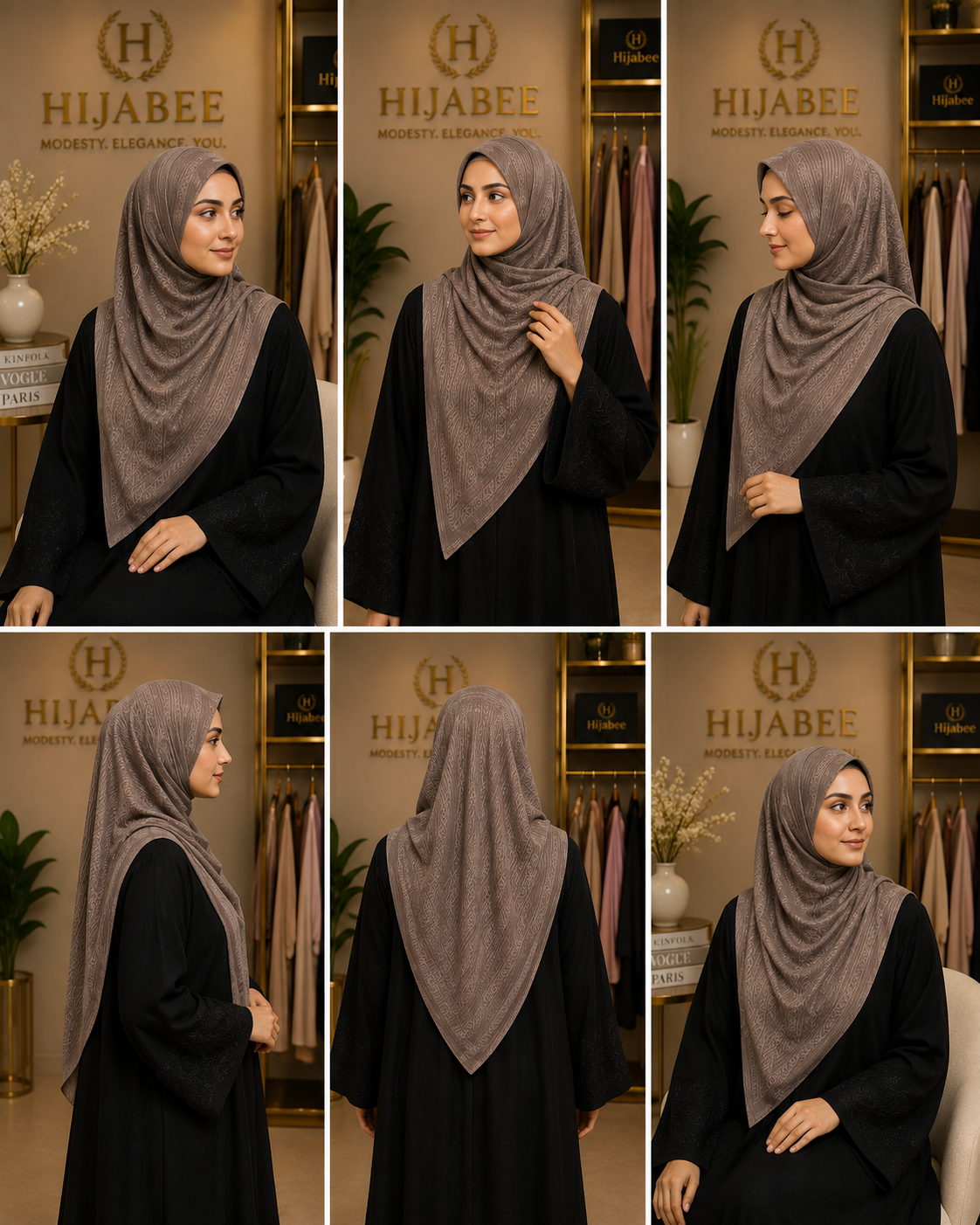Imported Jersey Hijab – Soft & Stretchable