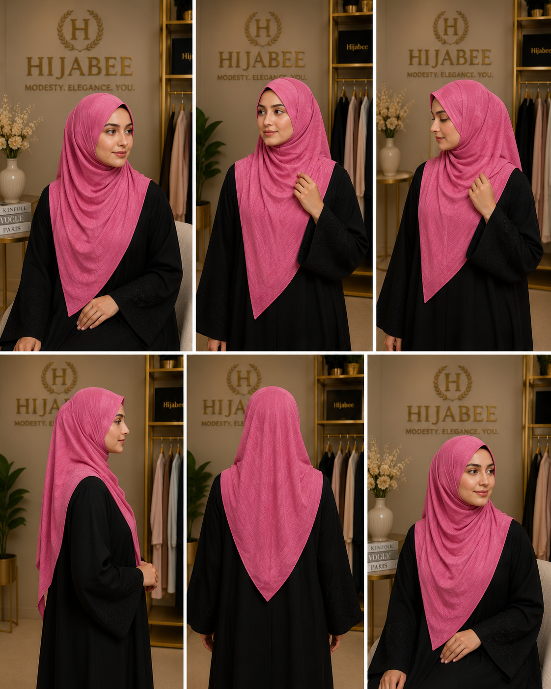 Imported Jersey Hijab – Soft & Stretchable