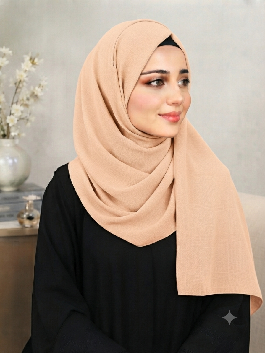 Premium China Chiffon Georgette Hijab – Soft & Elegant
