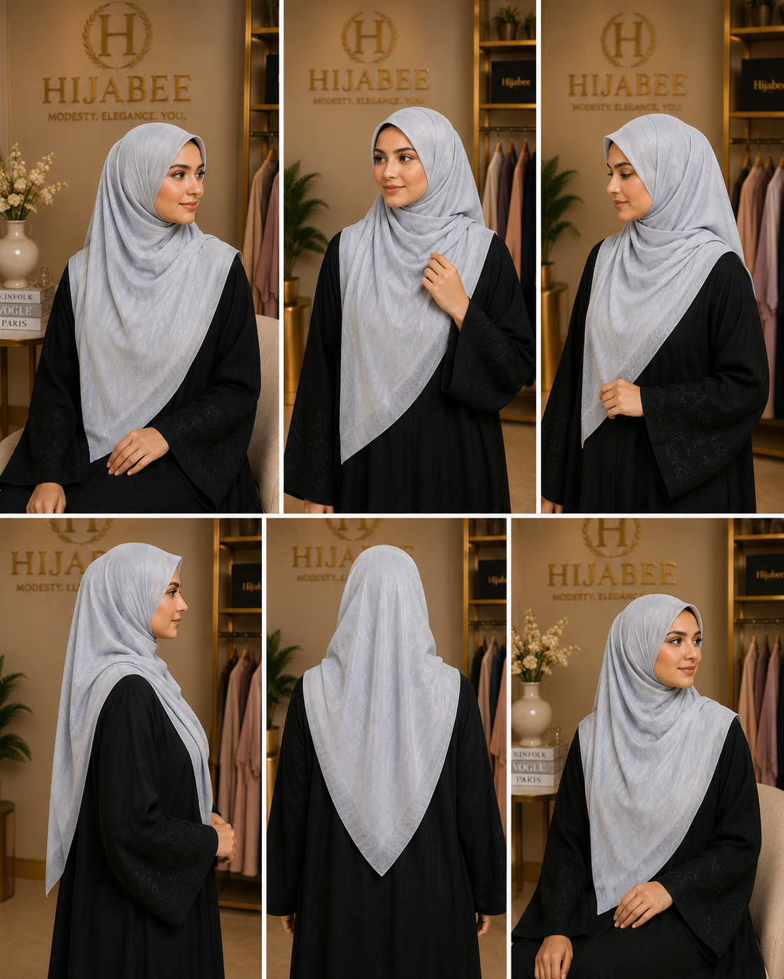 Imported Jersey Hijab – Soft & Stretchable