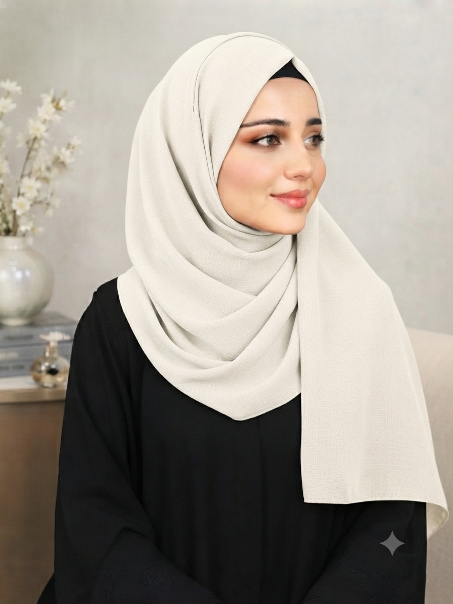 Premium China Chiffon Georgette Hijab – Soft & Elegant